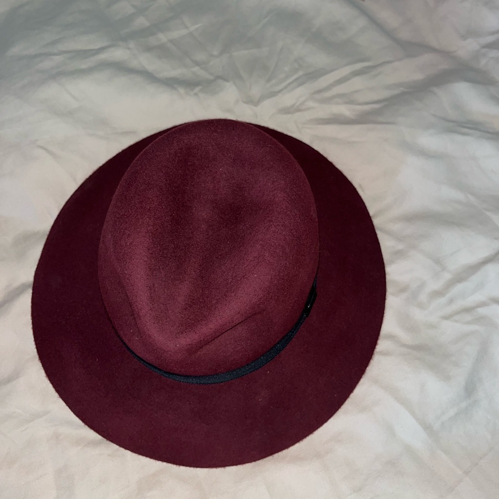 Burgundy woman’s hat